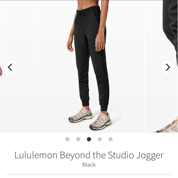 Lululemon Beyond the Studio Jogger Black Size 8 - Picture 3 of 14
